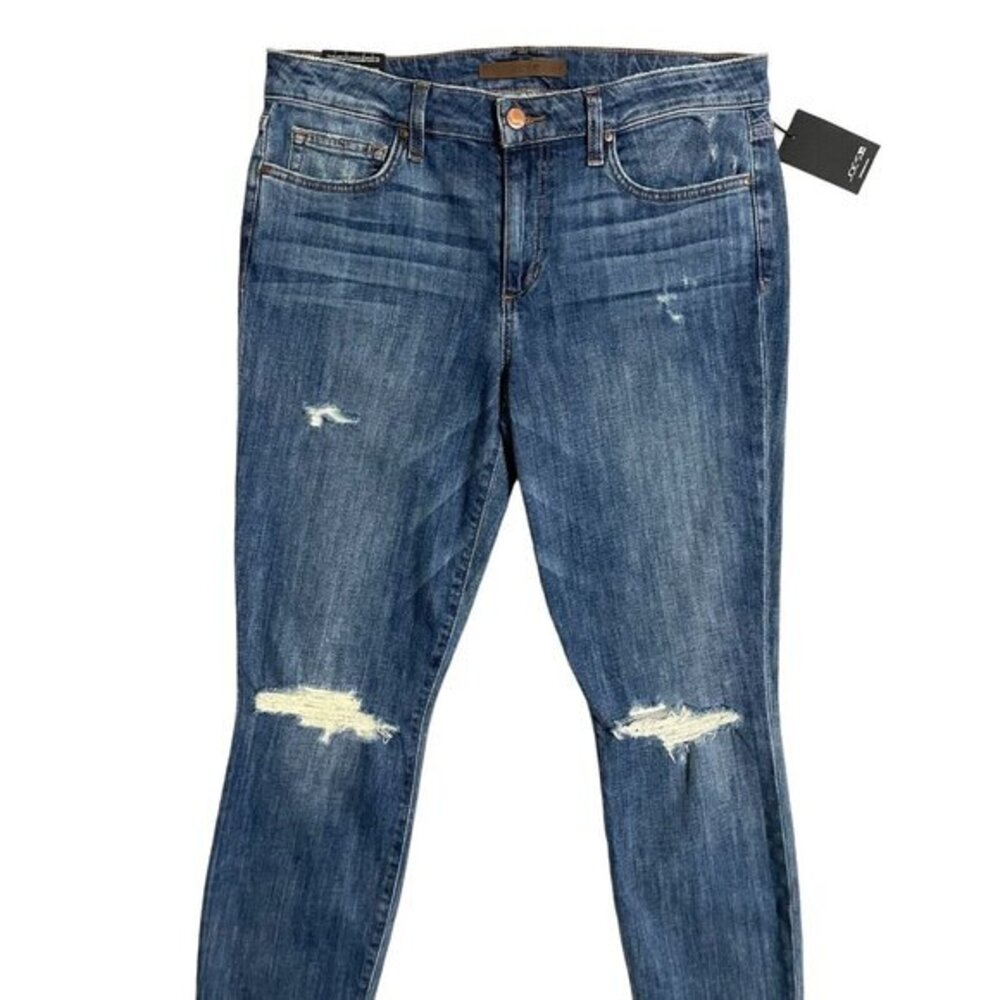 Joe's Jeans Skinny Ankle Jeans Ava Wash Ripped Distressed SZ 30 NWT$198